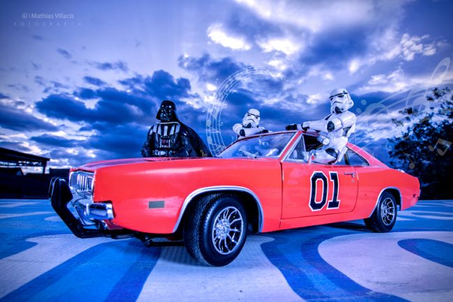 36 fotos de juguetes-toy photography General Lee Stormtrooper